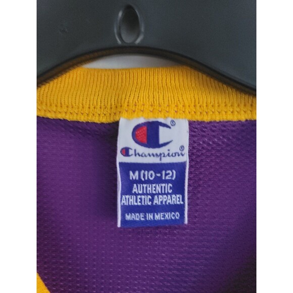 Kobe Bryant #8 Champion Kid’s Jersey Size Medium 10-12 Los Angeles Lakers - Picture 4 of 11